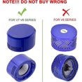 thumbnail image 3 of Filter For Dyson, Replacement Filter For Dyson V8 V7, 2pcs Pre Filter For Dyson V6 V7 V8, 2pcs Post Filter For Dyson V7 V8 With Cleaning Brush Accesso, 3 of 5