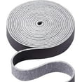 thumbnail image 5 of Leather Strap Strips Gray Lychee Grain Flat Leather Cord Strings Imitation Leather Ropes for DIY Craft Gray 0.5x79inch, 5 of 9