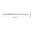 thumbnail image 2 of Uxcell Bag Twist Ties Reusable Plastic Twist Ties Wire Cable Ties for Party Bread Candy Silver, 2 of 6