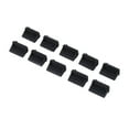 thumbnail image 5 of 20 Pcs Silicone USB Port Plug Dustproof Plug Stopper Protection Cap Black, 5 of 10
