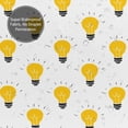 thumbnail image 5 of Shower Curtain, Light Bulb Pattern white Waterproof Fabric Plastic Shower Curtain, Drying Fast Bathroom Curtain with 9 Buttonholes, Ruffle Shower Curtain 60x72in, 5 of 8