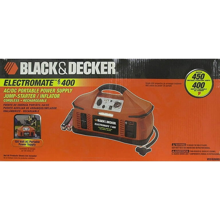 Black & Decker VEC026BD Electromate 400 Jump Starter Replacement Battery