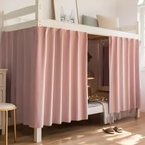 LAMIRO Students Bunk Bed Curtain Dormitory Bottom Bunk Blackout Bed Curtains Stylish Mosquito Protection Nets Canopy Bed Tent Dustproof Curtains