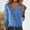 Sky Blue, variant on Itsame Knitted Sweater Women Long Sleeves Knitted Sweatershirt High Neck Solid Color Sweatshirts Beige Size M