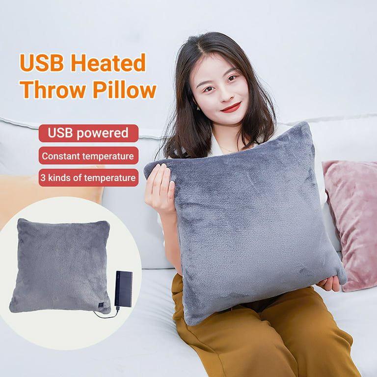 Heating pillow heating lumbar pillow lumbar pillow USB hand warmer  therapeutic pad warming pad warm back warm stomach USB Type C - AliExpress