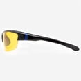 thumbnail image 3 of Night Vision Glasses Anti Glare Night Driving Glasses Yellow Tinted Sunglasses for Men and Women with HD Yellow Glasses for Night Driving Sun Glasses Wrap Around Sport Rome in Blue, 3 of 10