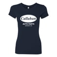 thumbnail image 2 of Wild Bobby, Callahan Auto Parts Sandusky Ohio Retro 90s Funny Tommy Boy, Pop Culture, Women Slim Fit Junior Tee, Navy, XX-Large, 2 of 4