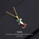 thumbnail image 3 of Collar de Mapa de Italia de Acero Inoxidable Minnieouse Unisex, 3 of 6