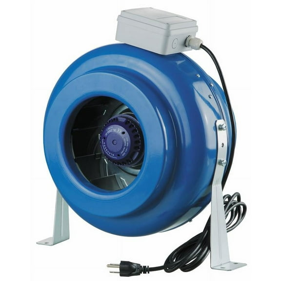Metal Inline Centrifugal Booster Ventilation Fan, 678 CFM, 232 Watts Duct 10"