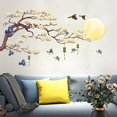 thumbnail image 4 of 2pcs, Bird On Branch Wall Sticker, Living Room Sofa TV Background For Home Decoration Wallpaper Bedroom Office Self Adhesive Stickers, 4 of 4