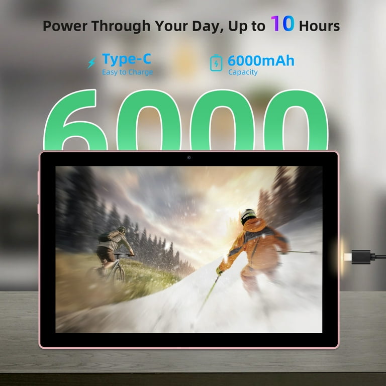 10 inch Android 13 Tablet, 8GB RAM+64GB ROM+512GB Expandable