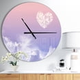 thumbnail image 1 of DesignArt Love is in the Air Large Wall Clock, 1 of 1
