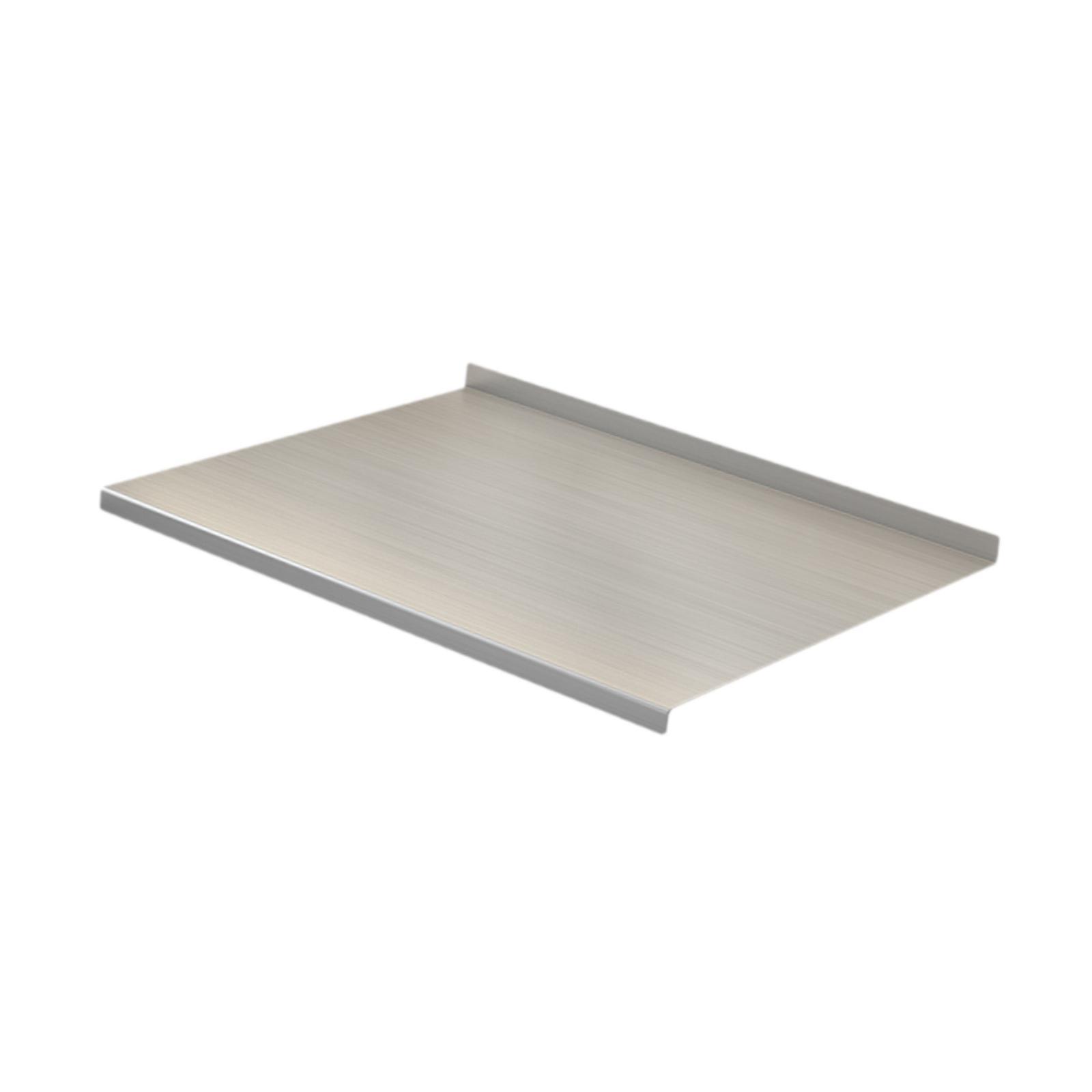 CarpNettore Stainless Steel Cutting Board Biscuits Board for Slicing Fruits Carving Meat 40cmx30cm