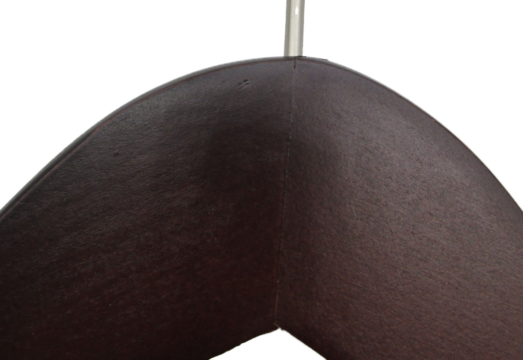 NAHANCO Wooden Baby/Infant Hangers, 10" - Low Gloss Mahogany, 25/CTN