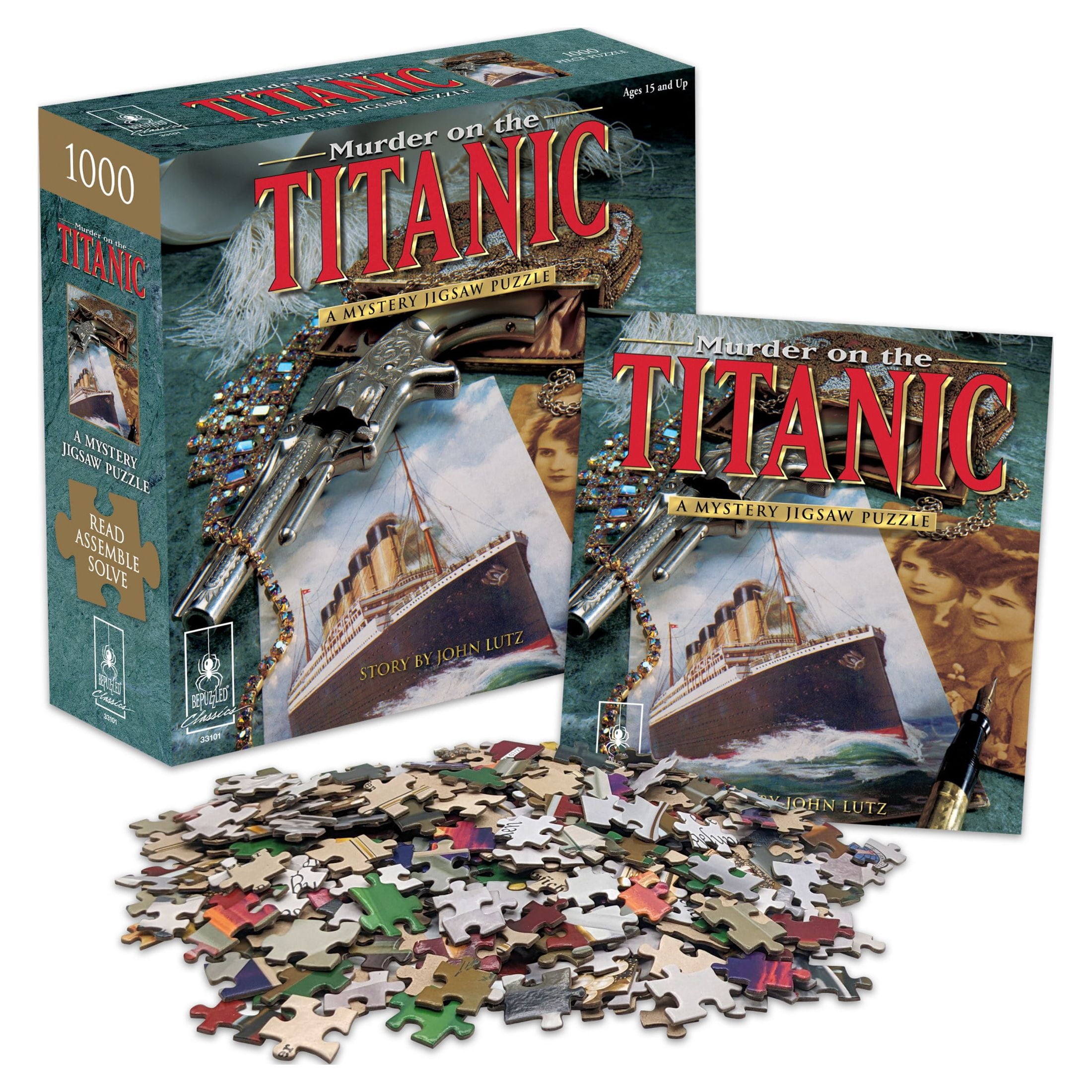 Murder Mystery Party, Classic Mystery Jigsaw Puzzle, Murder by the