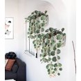 thumbnail image 6 of 17"Artificial Hanging Plants with Semicircle Wall Mount Planter Faux Draping Vine Plants for Home Office Indoor Hanging Decor Green, 6 of 6