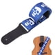 thumbnail image 5 of Correa de guitarra, correa de guitarra acústica eléctrica de cuero cinturón de guitarra correa de bajo creada magistralmente, 5 of 8