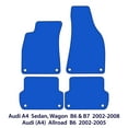 thumbnail image 2 of Audi A4 & S4 Floor Mats - Sedan, Wagon B6 & B7 - Red Edging, 2 of 9