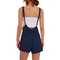 thumbnail image 5 of GILIGEGE Womens Rompers Jumpsuits Summer Vacation Beach Outfits 2025 Shorts Overalls Jumpers Loose Casual Soft Fashion Clothes Solid Color Shorts Summer Sleeveless Shortall Vacation Jumpsuits, 5 of 7
