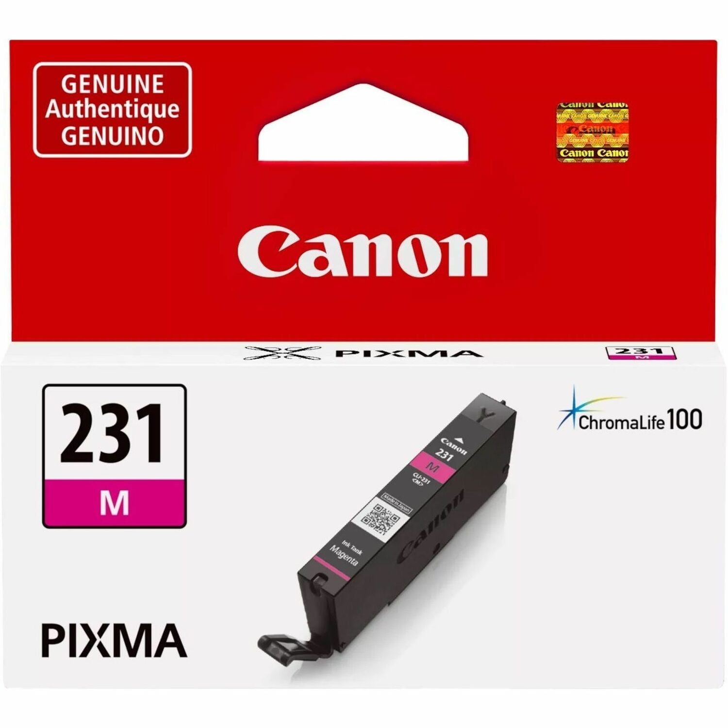 Canon Genuine Ink CLI-231 M (Magenta) for PIXMA TS8820 Inkjet