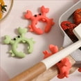 thumbnail image 2 of Crab Utensil Holder Crab Spatula Holder Crab Shaped Spatula Rack Crab Spoon Holder For Pot Silicone Multifunctional Spatula Holder Scalding And Overflow Kitchen Gadgets for, 2 of 7