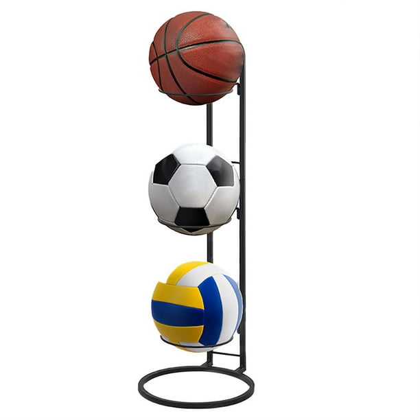 Support de rangement pour balles de sport, support de rangement pour basket- Ball, organisateur à domicile, présentoir Vertical en fer pour volley-Ball,  Football, basket-Ball