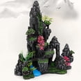 thumbnail image 5 of Mdesiwst Resin Simulation Mountain Rockery Aquarium Ornament Fish Tank Landscape Crafts, 5 of 8