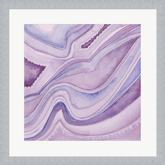 Great Art Now Pastel Agate II by Megan Meagher Framed Wall Art 20"W x 20"H