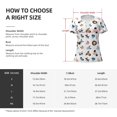 thumbnail image 5 of Naloa Cartoon Animals Print T-Shirts Short Sleeve V Neck Tees for Women Fashion Tops Trendy Lightweight Soft Casual Summer Outfits Clothes, 5 of 5