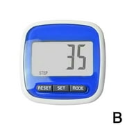 Step Counter with Large Screen Display and Smart Step & Calorie Counting for Fitness Tracking, Made of ABS