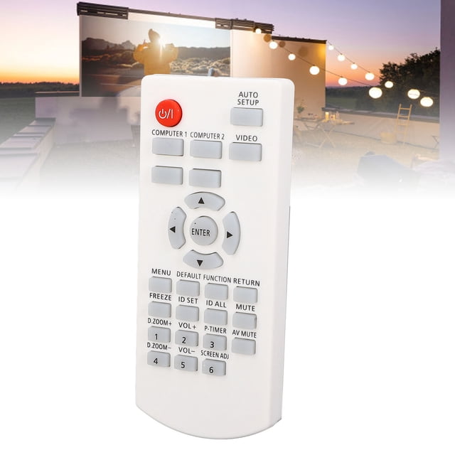 Projector Controller Replacement, Abrasion Resistant Projector Remote Control N2QAYA000088 for PT-VX410ZEJ PT-VX410ZU