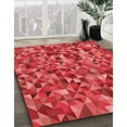 thumbnail image 3 of Ahgly Company Machine Washable Indoor Rectangle Transitional Red Area Rugs, 2' x 3', 3 of 7