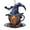 Dark Blue, variant on Halloween Hanging Decorations Teacup Witch Hat Acrylic Suncatcher for Doors Windows Garden Indoor Sun Catchers Gothic Decor Gifts for Women Men Friend (3.1in Coffee Cup Witch Hat)