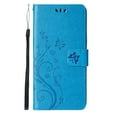 thumbnail image 6 of TECH CIRCLE for Apple iPhone 16 Pro Max Case 6.9" 2024 - PU Leather Flip Wallet Phone Case with Credit Card Holder Slots & Stand Function, Lightweight Slim Cute Butterfly Cover with Lanyard, Blue, 6 of 7