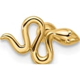 thumbnail image 3 of 14K Yellow Gold 18 Gauge Polished Snake Cartilage Stud(Length 10.2) - Jbsp, 3 of 5
