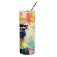 thumbnail image 2 of Carolines Treasures DAC2559TBL20 3 x 8.25 x 3 in. Scottish Terrier Hippie Dawg Stainless Steel Skinny Tumbler, 2 of 5