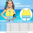 thumbnail image 4 of NEO-SPLASH Toddler Swim Vest, Neoprene Life Jacket for Kids Ages 1-3 (24.3-41.8 lbs), Yellow Blue, 4 of 7