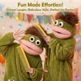 thumbnail image 5 of Beita Big Mouth Monster pajamas,Goofy Onesie，Cozy Home Loungewear,Soft Fabric,Long, 5 of 7