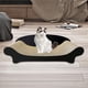 thumbnail image 1 of Rascador para gatos, juguete interactivo para cama, garra de molienda, almohadilla para rascar para gatos de 27 pulgadas, salón de reciclaje Colco Cama para rascar gatos, 1 of 8