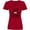 Red, variant on Inktastic I Have 2 Titles Titi and Dog Mom I Rock Them Both Women's V-Neck T-Shirt