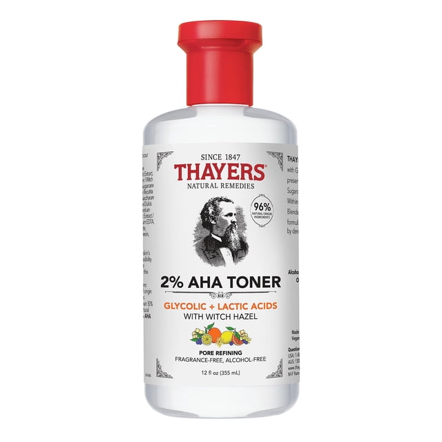 Tónico exfoliante Thayers 2% AHA con ácido glicólico 360 ml