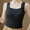 Black, variant on Kilaqueen Tight Thermal Tank Tops for Women Athletic Seamless Square Neck Base Layer Vest for Cold Weather Quick Dry Cami Long Underwear