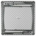 thumbnail image 6 of Square Granite White Folding Table 2.79 Feet Height Adjustable 165 lb Capacity for Board Games Picnics Camping, White, 6 of 6