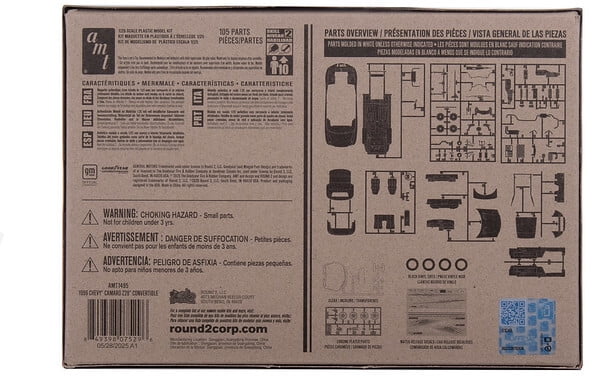 AMT 1996 Chevy Camaro Z28 Convertible 1/25 Scale Model Kit