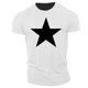 thumbnail image 2 of Top de Manga Corta, Hombre Casual Impreso Cuello de la Tripulación Camiseta, Manga Corta Blusa de Verano Poliéster, 2 of 9