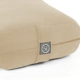 thumbnail image 4 of Yoga Meditation Cushion, 25" x 12" Rectangular Bolster with Removable Cover - Beige, 4 of 6