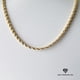thumbnail image 3 of Collar de oro de 14 quilates con colgante de Cruz del corazón, el mejor regalo unisex para madre, padre, novia, novio, ella, él, collar de cadena cubana de 14 quilates de Aria Jeweler Daily, 3 of 5