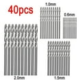 thumbnail image 7 of 40Pcs Steel 1/1.5/2/2.5/3Mm High Bit Drill Tool Speed Coated Titanium Set Tools Home Improvement Drill Bit Home Decor Easy To Use, 7 of 7