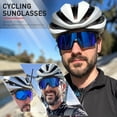 thumbnail image 3 of SCVCN-gafas de sol de ciclismo para hombre y mujer, lentes de sol con protección UV400 para deportes al aire libre, MTB, ciclismo, senderismo, 3 of 5