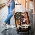 thumbnail image 3 of Freedom Paws Patriotic Pitbull Vintage Memorial Day Travel Luggage Cover Terrier Dog Lover Suitcase Dust Protective Decor - 12006, 3 of 5